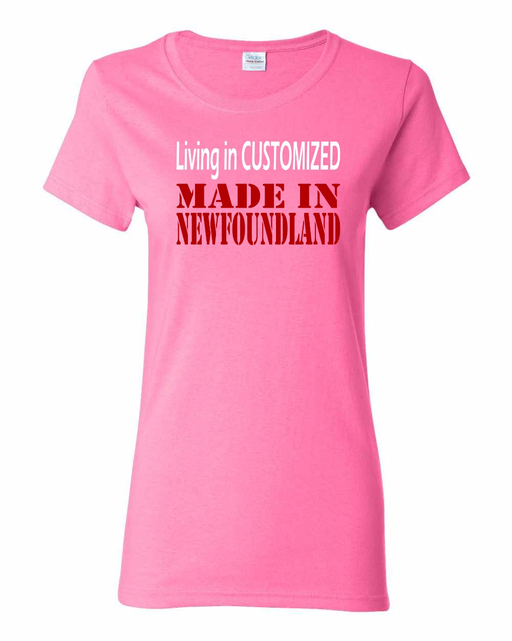 Living in Custom Made in Newfoundland Full Women's Tee