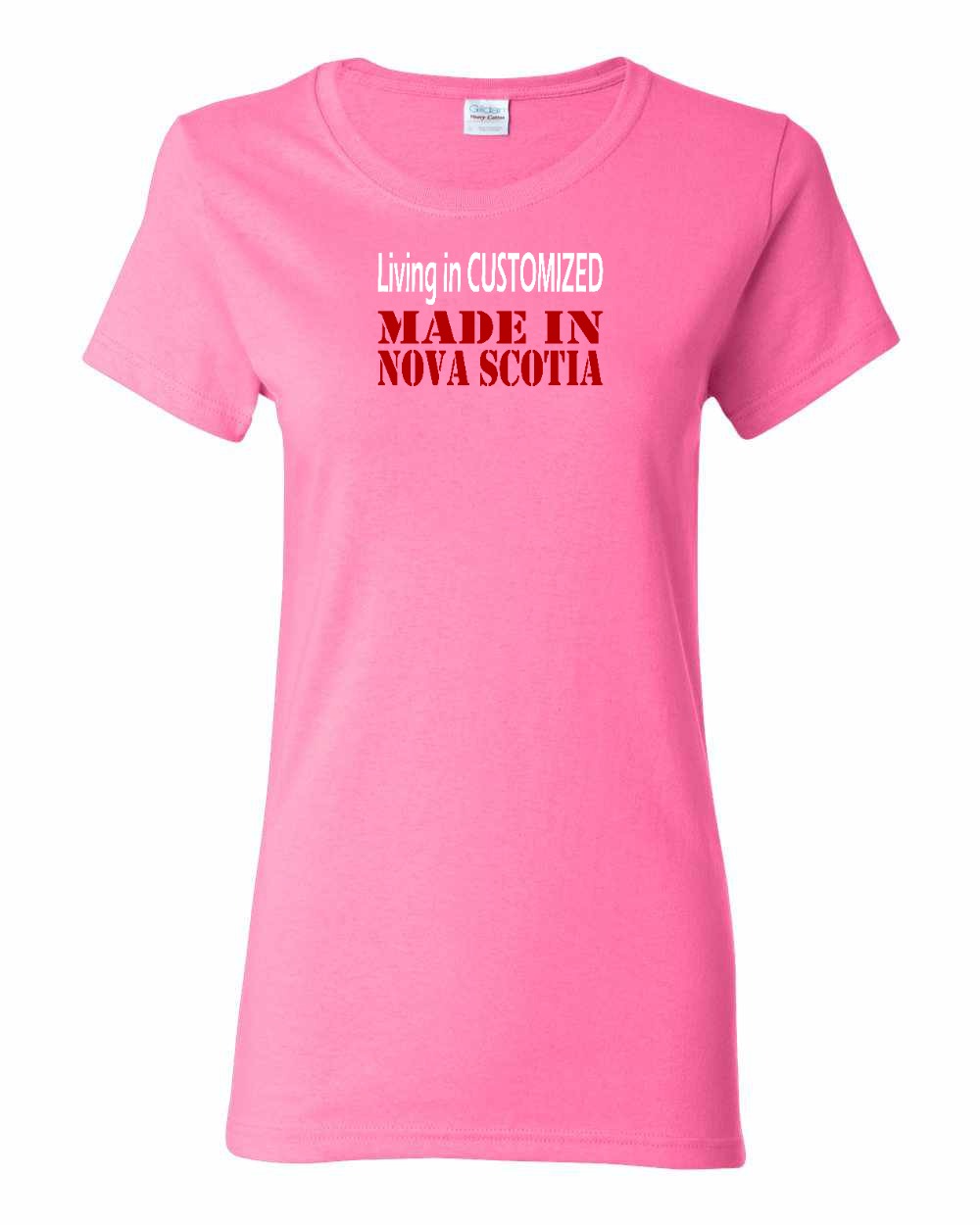 Living in Custom Made in Nova Scotia Full womens-tee