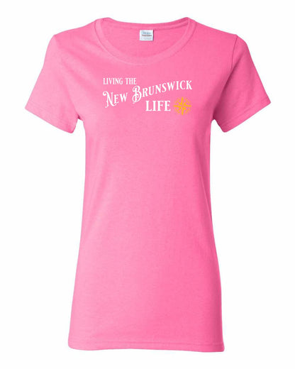 Living the New Brunswick Life yellow Full Women's Tee
