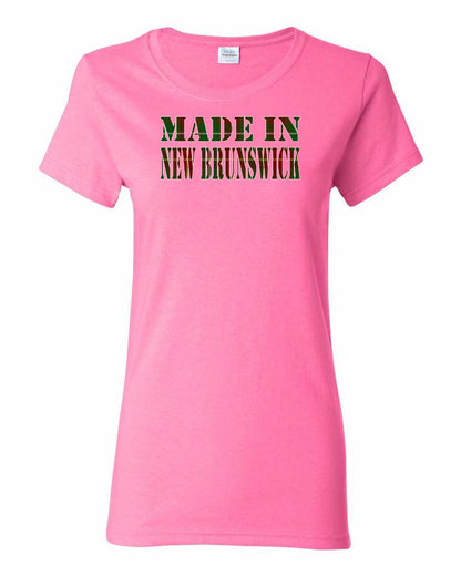 Made In New Brunswick ( Tartan Lettering) Full Women's Tee