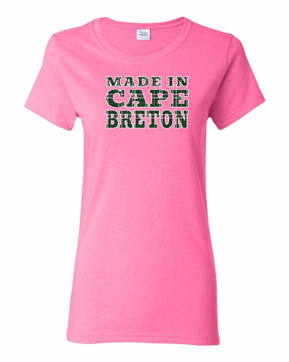 Made In Cape Breton Tartan Full Women's Tee