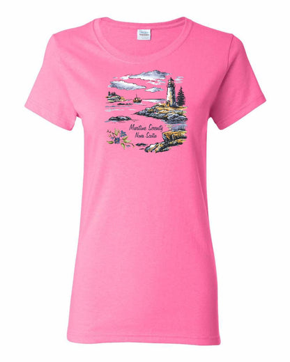 Maritime Serenity Nova Scotia Full womens-tee