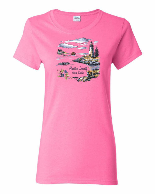 Maritime Serenity Nova Scotia Full womens-tee