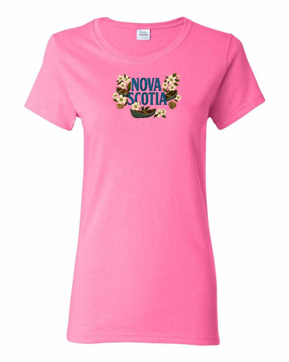 Nova Scotia Flowers Full womens-tee