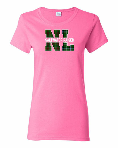 Newfoundland and Labrador Saltwater Raised Full Front Women's Tee