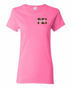 PEI Saltwater Raised Left Chest Women's Tee