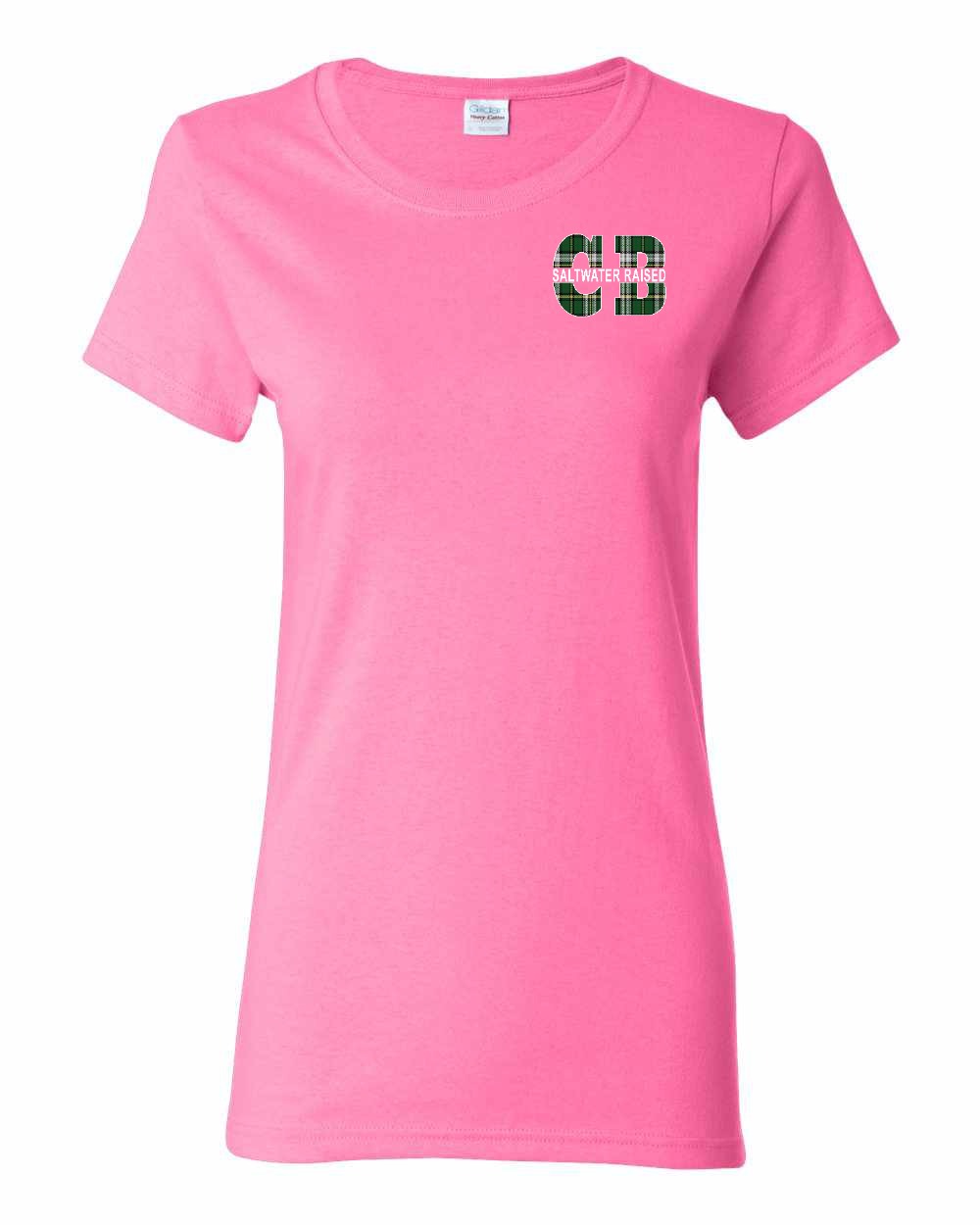 Saltwater Raised CB Left Chest Women's Tee