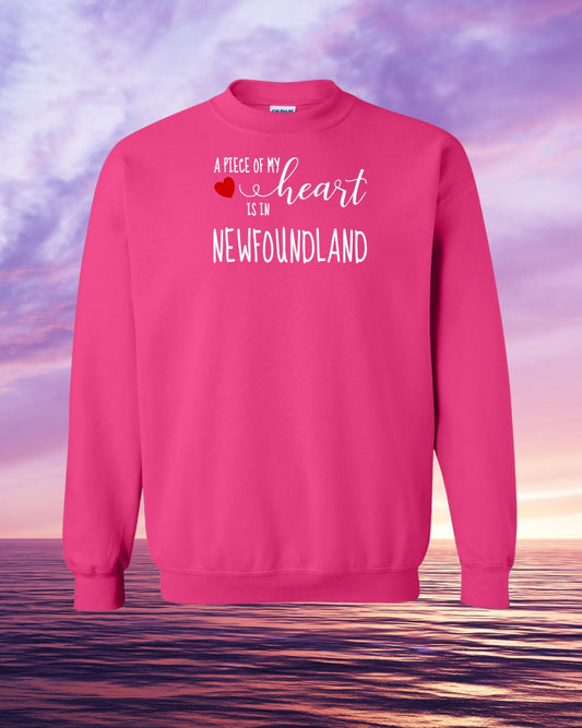 A piece of my Heart is in Newfoundland Sweatshirt