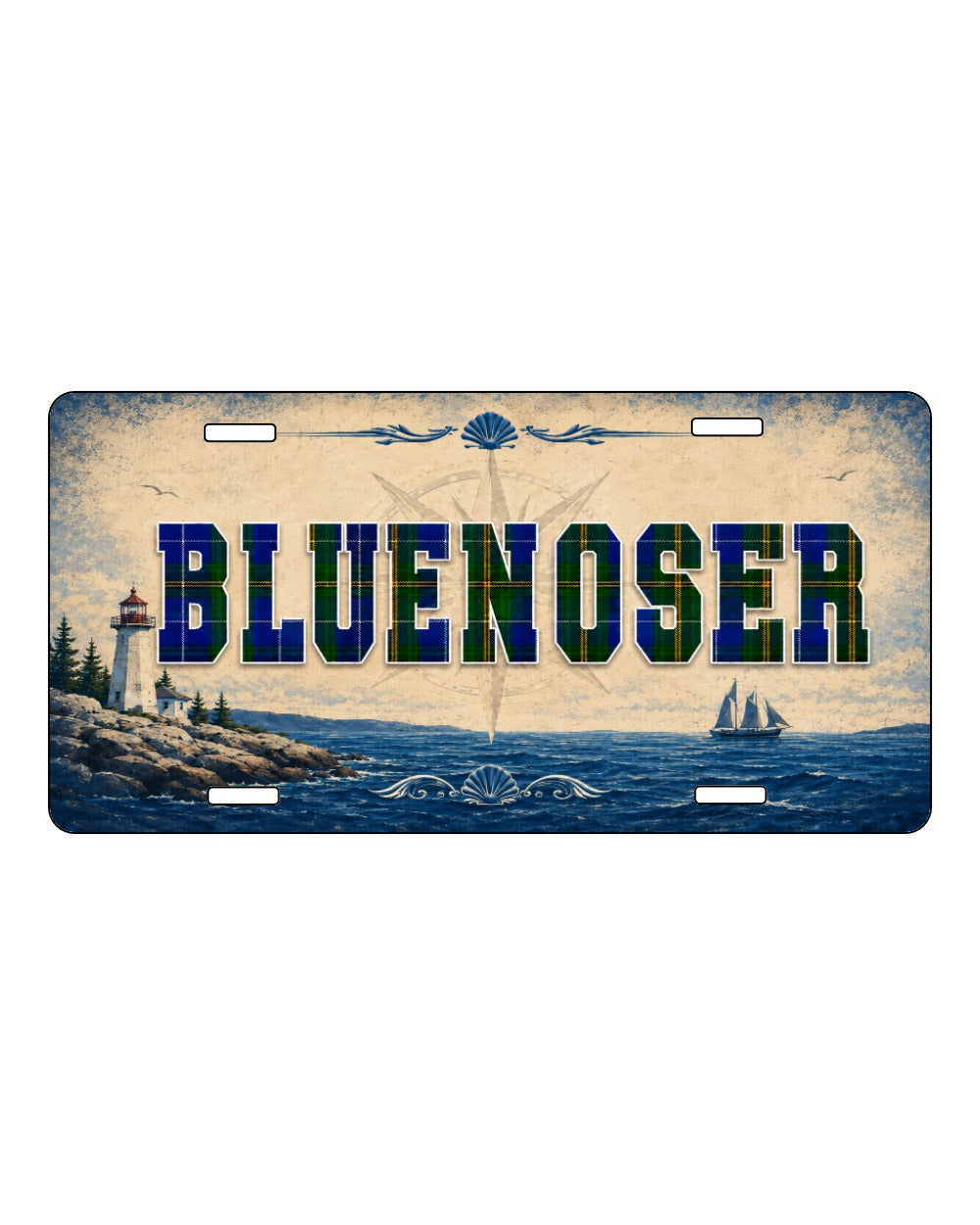 Bluenoser Picture License Plate