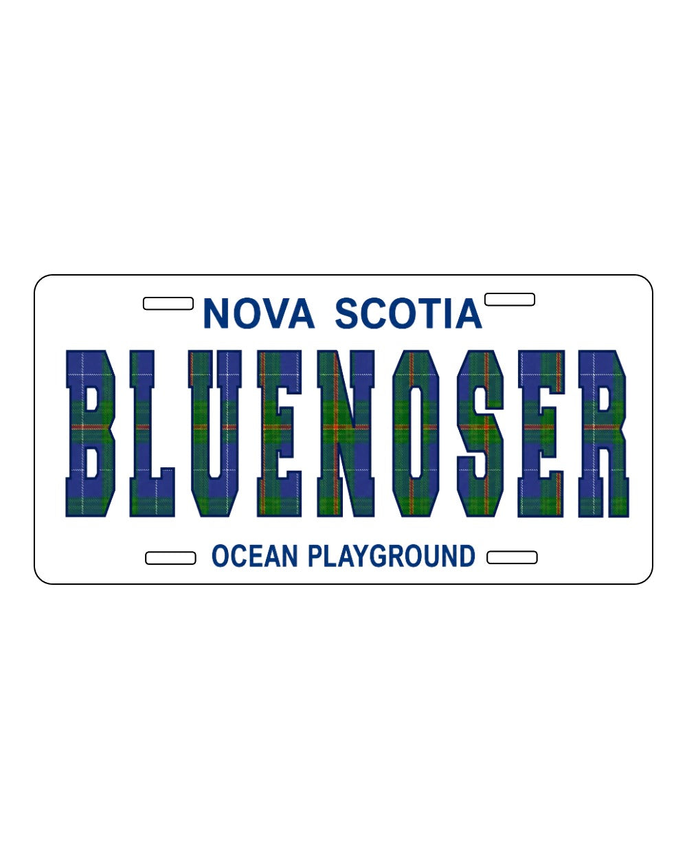 Bluenoser Plate License Plate
