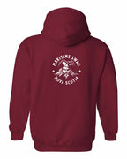 Maritime Swag NS Pirate Pullover Hoodie Left Chest and Back - Unisex