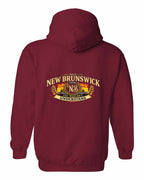 Nb Understand Left Chest and Back Pullover Hoodie in Cardinal Red - back