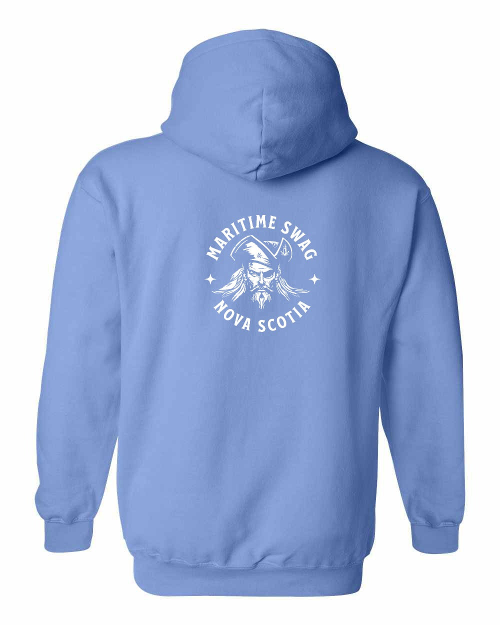 Maritime Swag NS Pirate Pullover Hoodie Left Chest and Back - Unisex