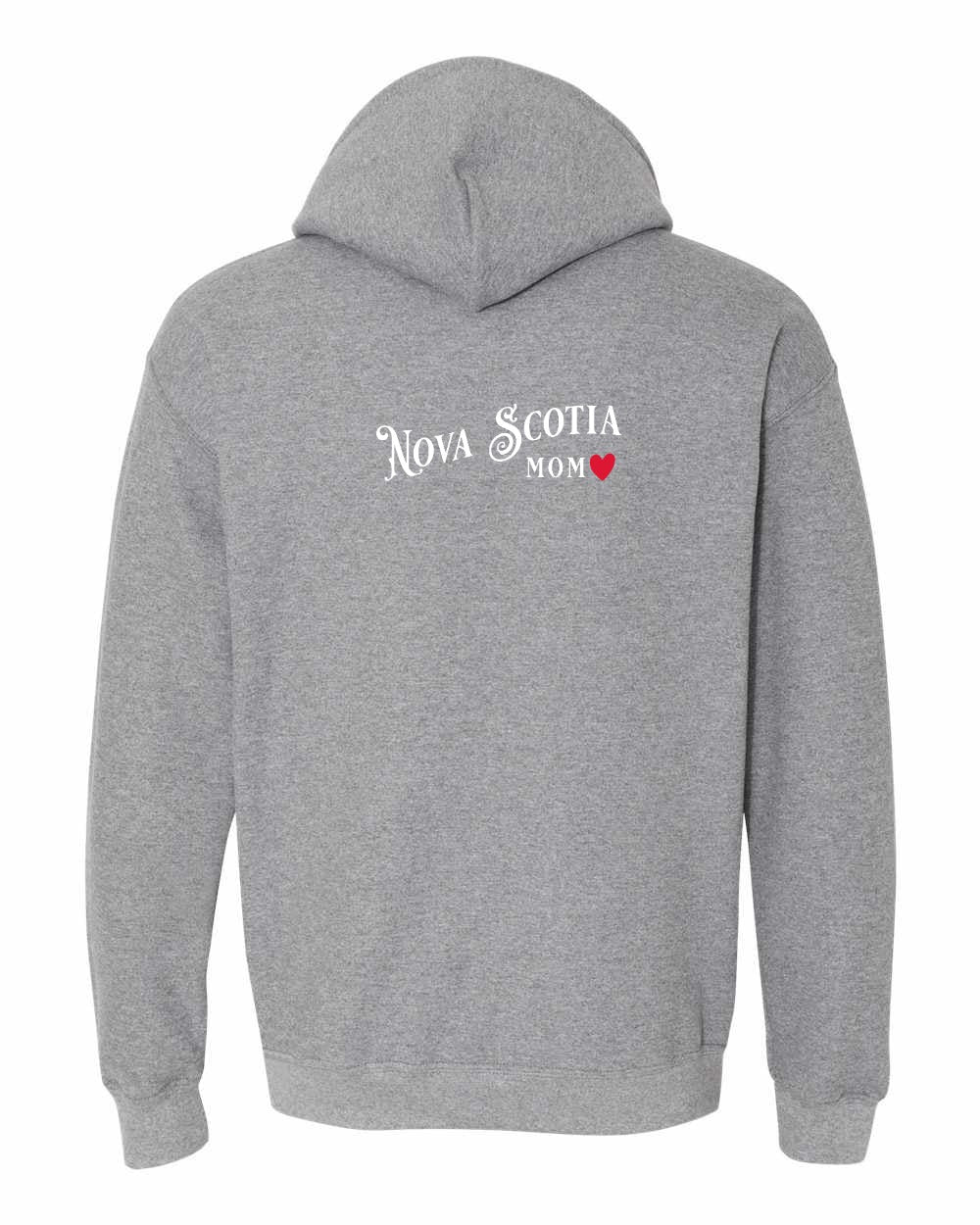NS Mom Left Chest and Back Pullover Hoodie - Unisex