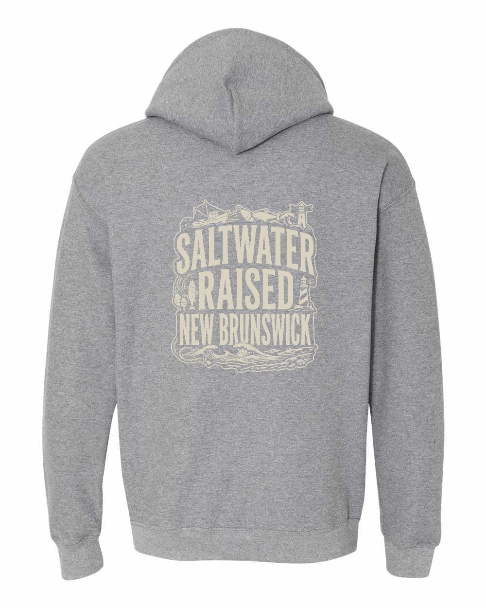 NB Saltwater Raised Folk Left Chest and Back Pullover Hoodie - Unisex
