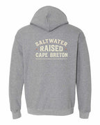 CB Saltwater Raised Sign Left Chest and Back Pullover Hoodie - Unisex