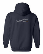 PEI Girl tartan heart Left Chest and Back Pullover Hoodie - Unisex