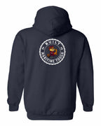 Built Maritime Tough Rosie Left Chest & Back Pullover Hoodie - Unisex
