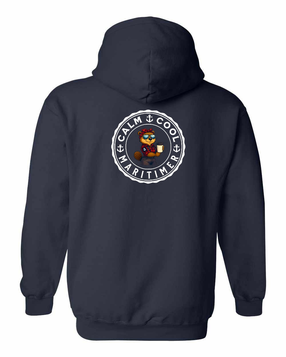 Calm Cool Maritimer Rosie Left Chest & Back Pullover Hoodie - Unisex