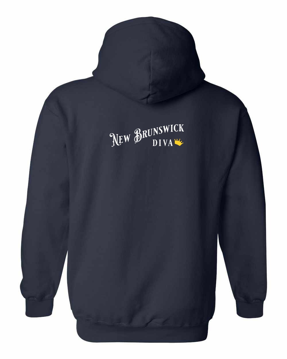 NB Diva Left Chest and Back Pullover Hoodie - Unisex