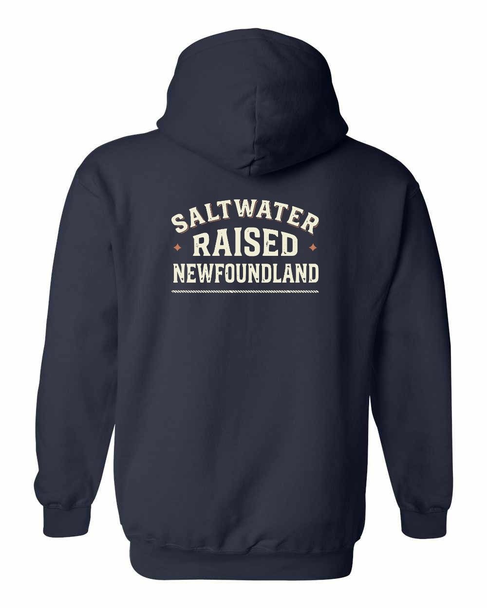 NB Saltwater Raised Sign Left Chest and Back Pullover Hoodie - Unisex