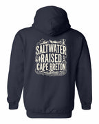 CB Saltwater Raised Folk Left Chest and Back Pullover Hoodie - Unisex