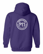 Born & Raised in PEI Left Chest and Back Pullover Hoodie - Unisex