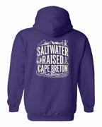 CB Saltwater Raised Folk Left Chest and Back Pullover Hoodie - Unisex