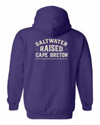 CB Saltwater Raised Sign Left Chest and Back Pullover Hoodie - Unisex