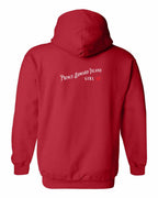 PEI Girl red heart Left Chest and Back Pullover Hoodie - Unisex