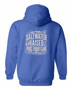 PEI Saltwater Raised Folk Left Chest and Back Pullover Hoodie - Unisex