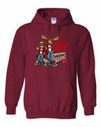 New Mean and Nasty Canadians Pullover Hoodie in Cardinal Red