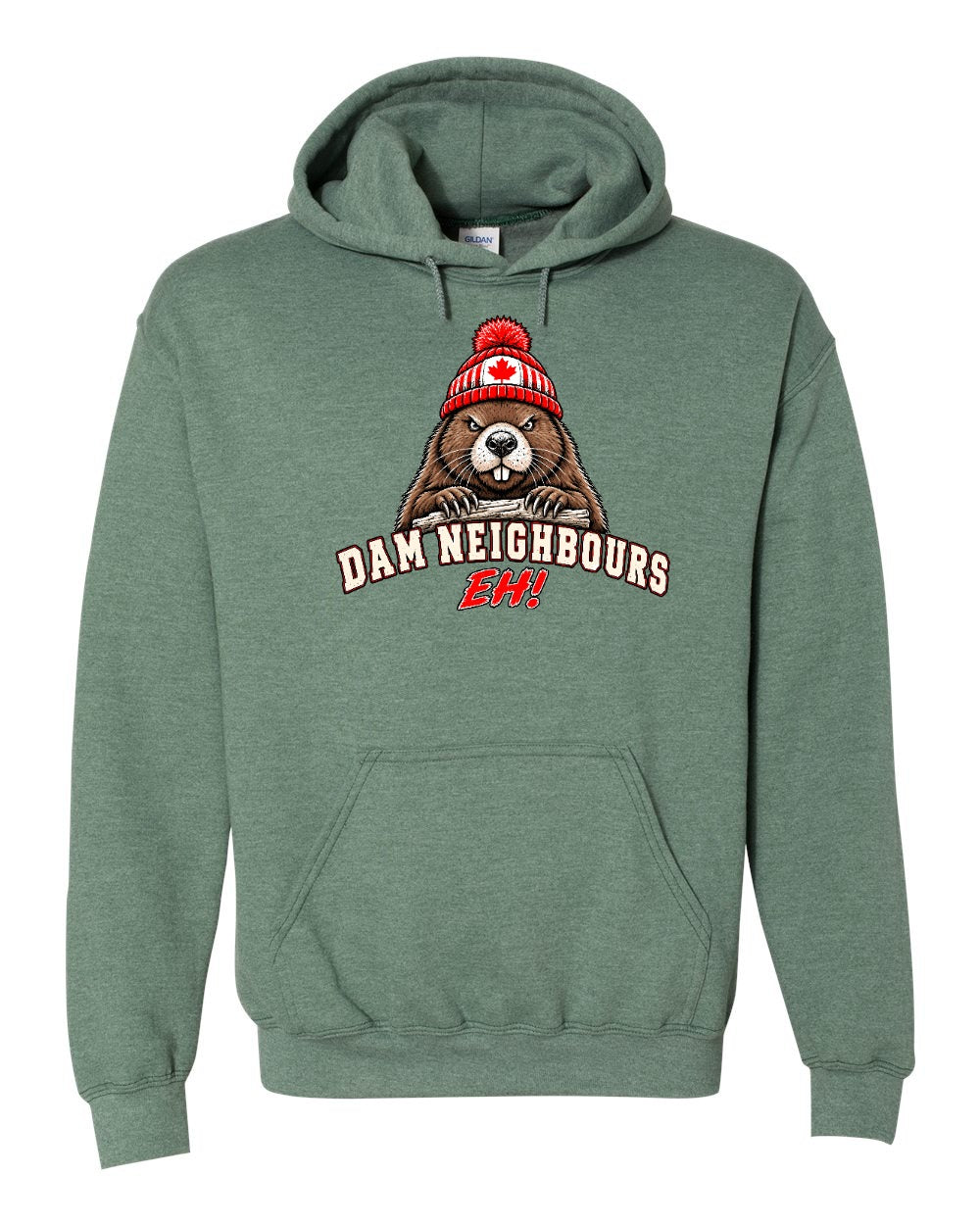 Dam Neighbours Full Front Pullover Hoodie