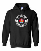 Pictou Born Raised Pullover Hoodie in Black