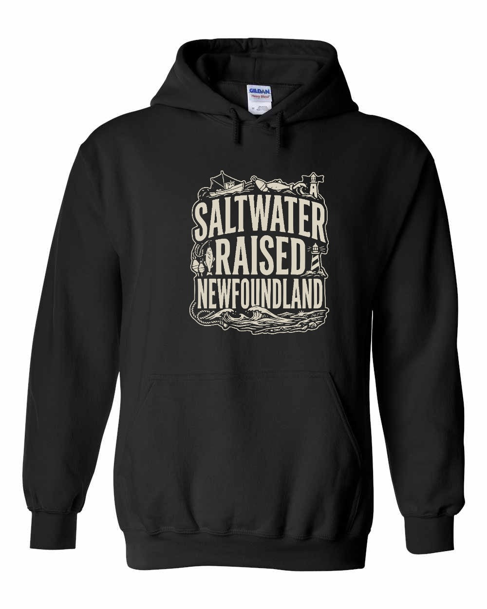 NFLD Saltwater Raised Folk Pullover Hoodie - Unisex