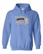 Muisic Will Continue Fiddle Pullover Hoodie in Carolina Blue