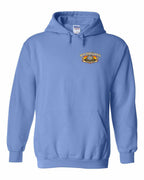 Nb Understand Left Chest and Back Pullover Hoodie in Carolina Blue