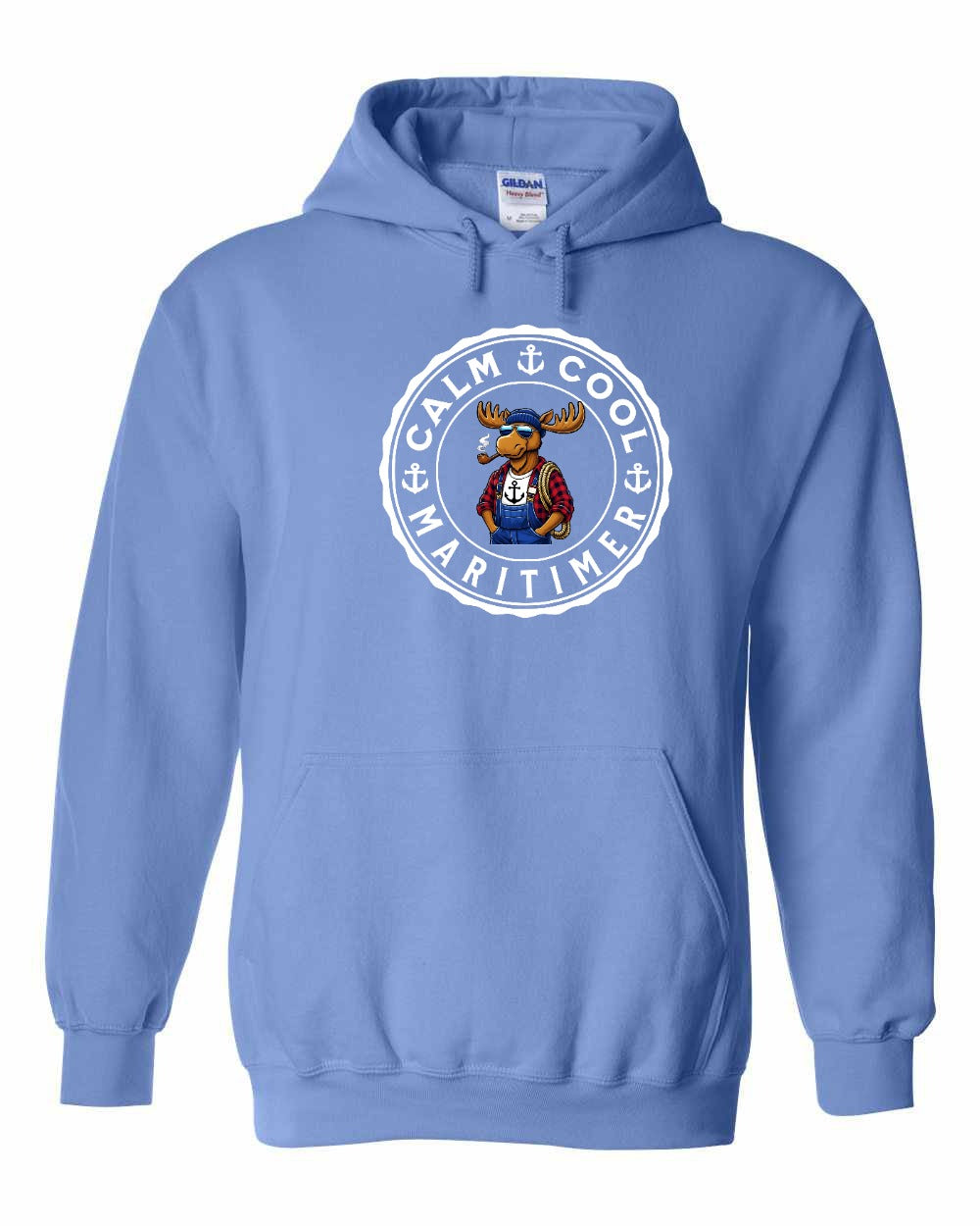 Calm Cool Maritimer Moose Pullover Hoodie - Unisex