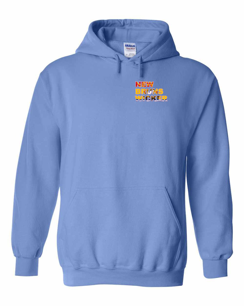 New Bruns wicker Left Chest pullover hoodie - Unisex