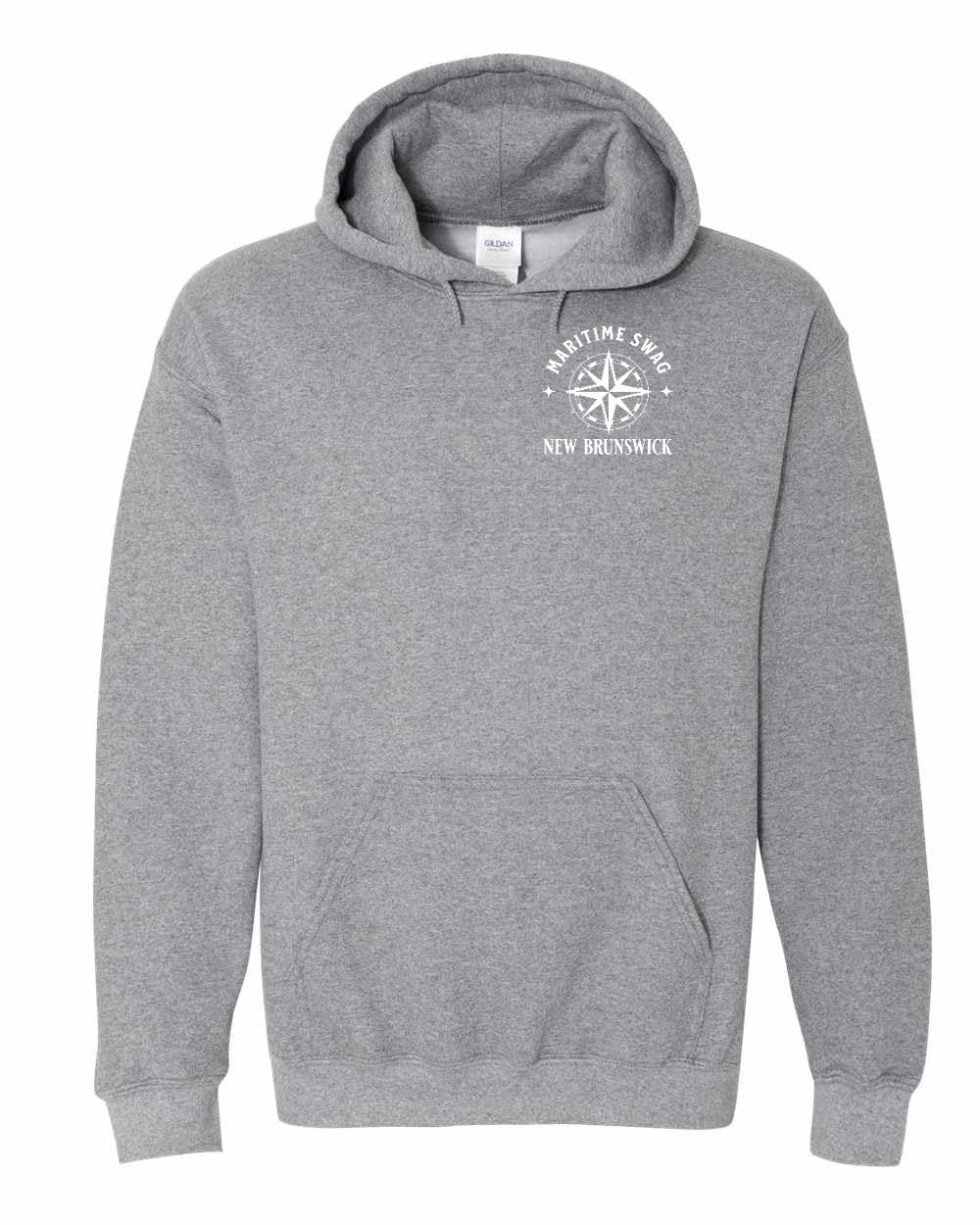 Maritime Swag Compass NB Left Chest pullover hoodie - Unisex