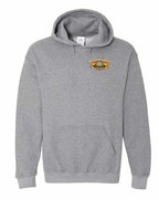 Nb Understand Left Chest and Back Pullover Hoodie in Graphite Heather