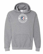 Born and Raised NFLD Heart Flag Pullover Hoodie - Unisex