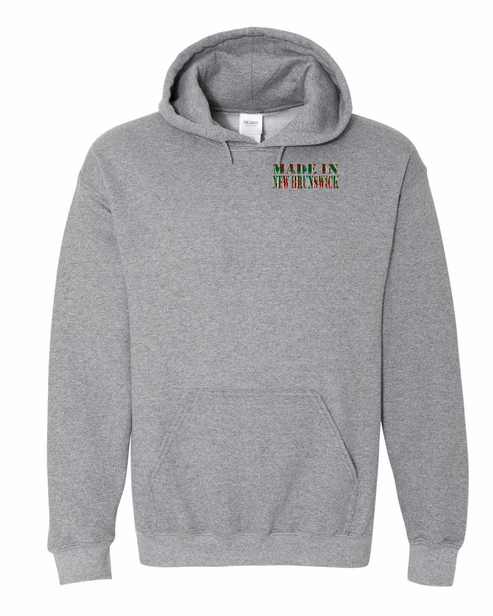 Made In NB Tartan Left Chest pullover hoodie - Unisex