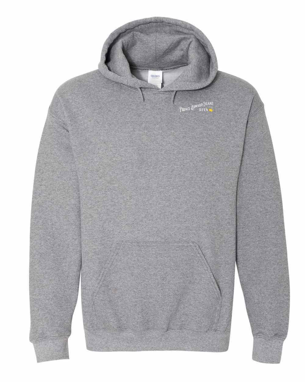 PEI Diva Left Chest Pullover Hoodie - Unisex