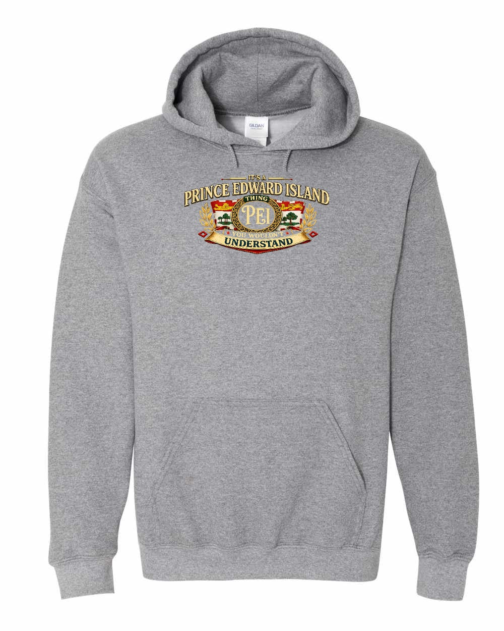 Pei Understand Pullover Hoodie in Graphite Heather