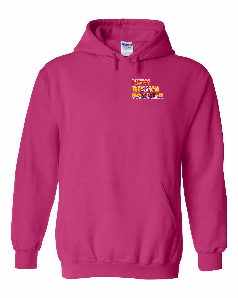 New Bruns wicker Left Chest pullover hoodie - Unisex