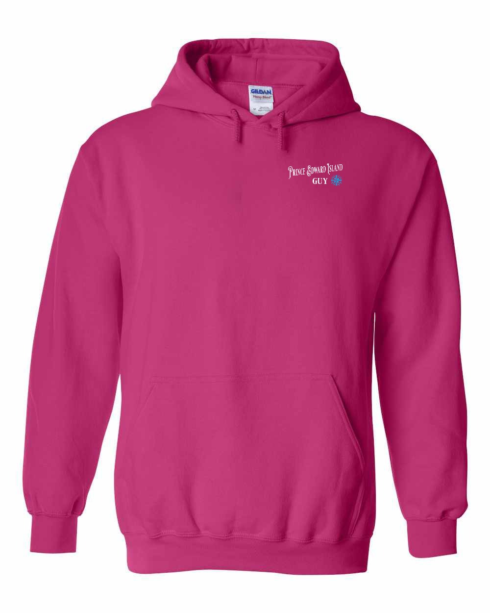 PEI Guy Blue Left Chest Pullover Hoodie - Unisex