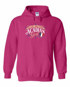 Cape Breton Girl Garment Pullover Hoodie in Heliconia Pink