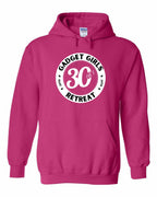 Gadget Girls 30th Retreat Pullover Hoodie White Logo