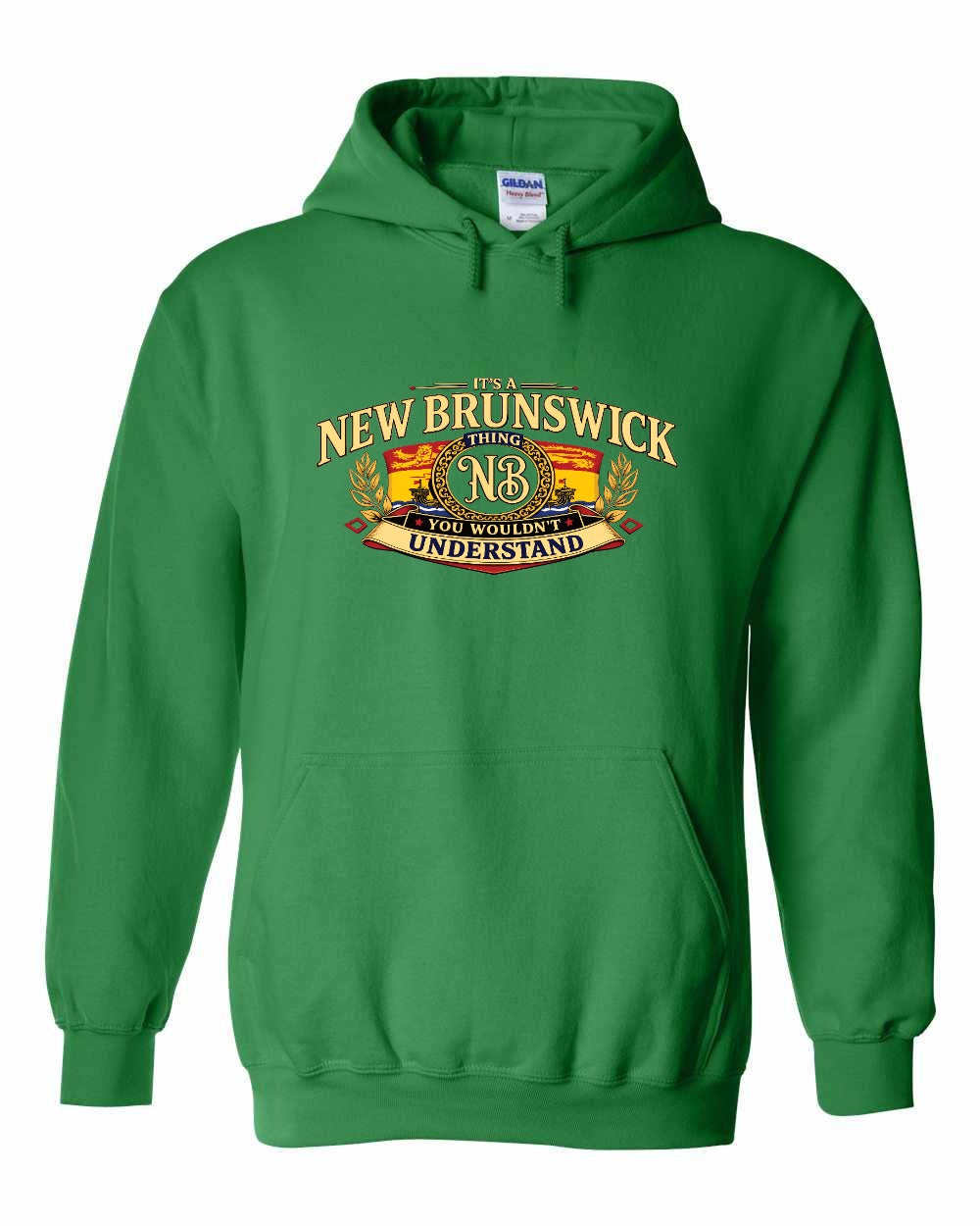 Nb Understand Full Front Pullover Hoodie in Irish Green